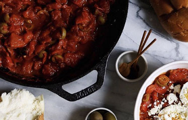 Shakshuka with Jammy Eggs